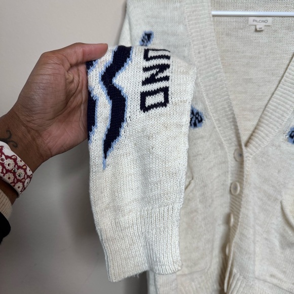 Pilcro Relaxed Sea Turtle Cardigan Sweater - Picture 5 of 12